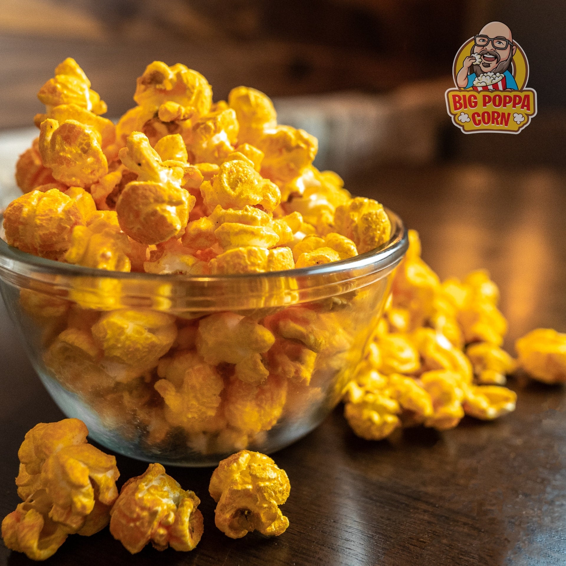 Cheesy Cheddar Popcorn | Big Poppa Corn LLC